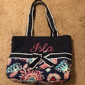N. Gil Monogrammed Diaper Bag